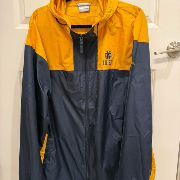 Columbia Other - Columbia Yellow and Navy Raincoat